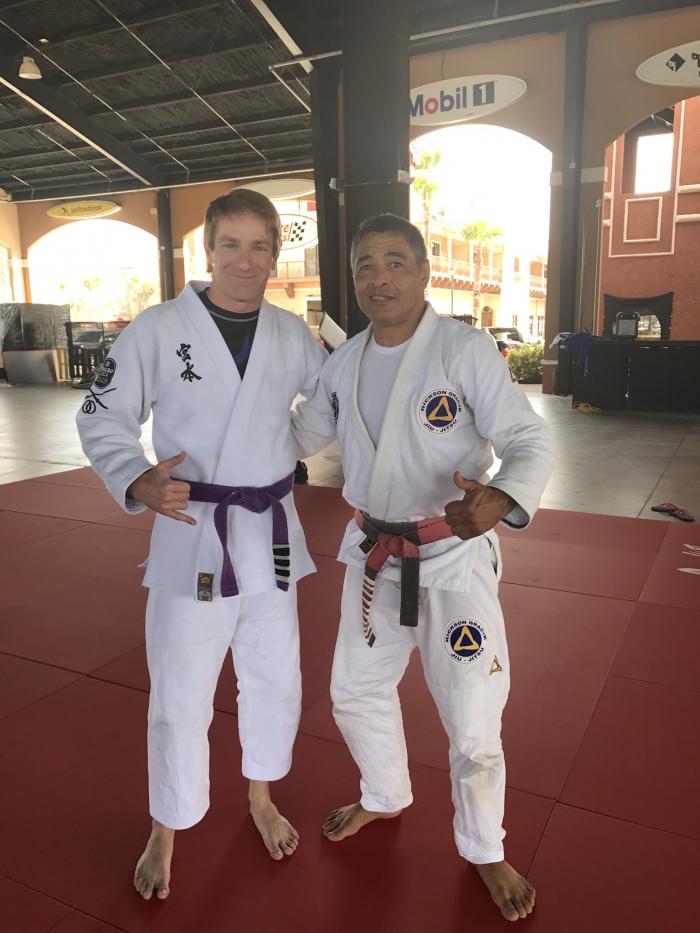 Rickson Gracie seminar.
