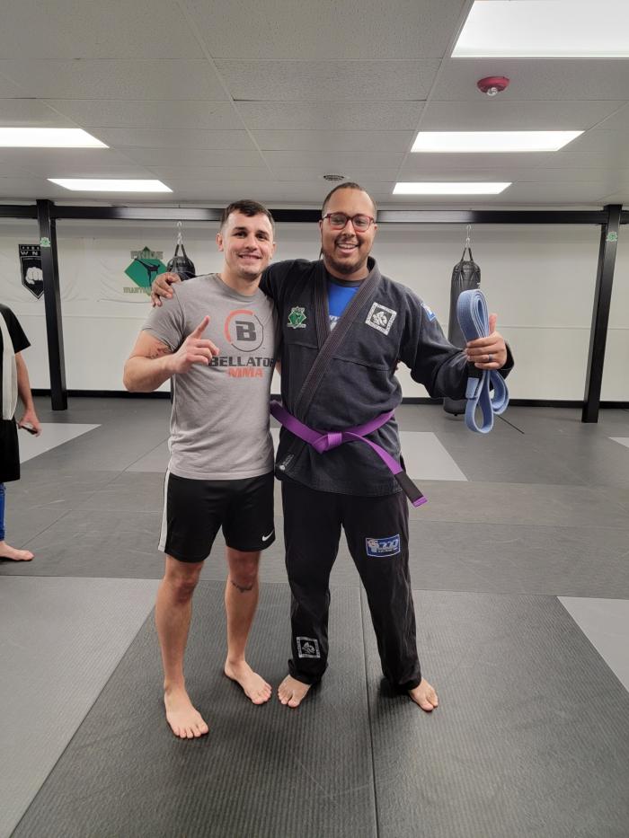 Purple belt · December 6, 2021 · Promoted by Myles Jury