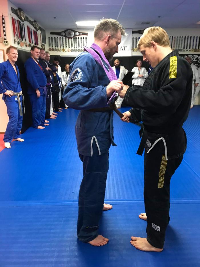 Brown belt · November 8, 2018 · Promoted by Chris Stone