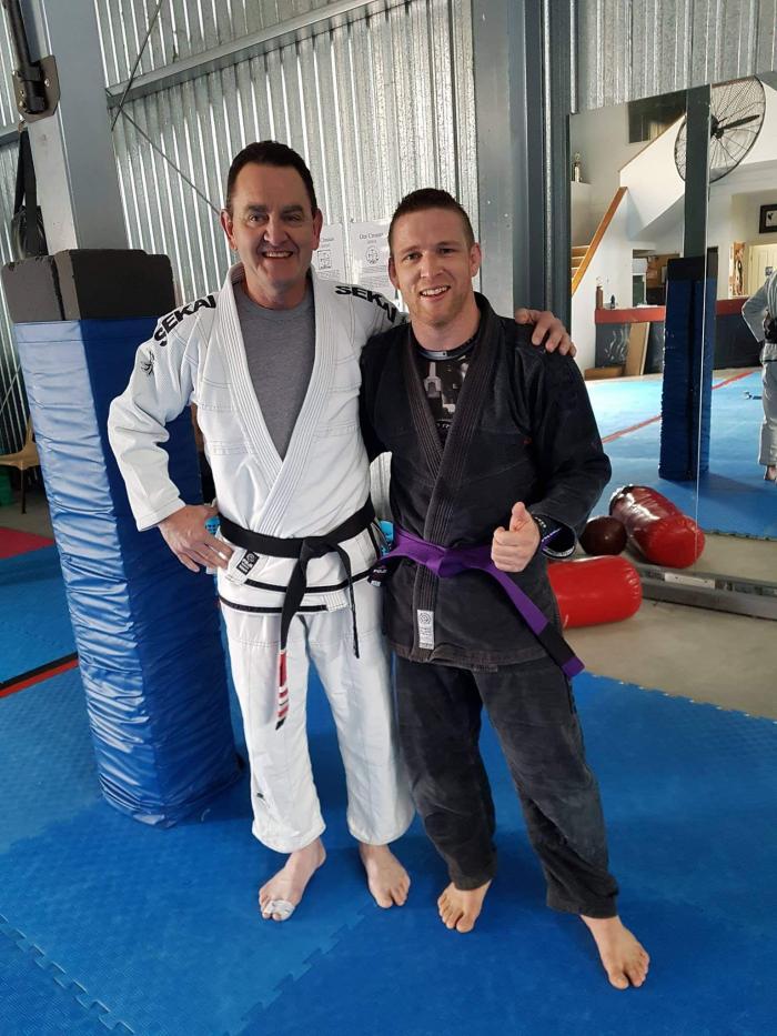 Purple belt · January 4, 2018 · Promoted by Tony Morris
