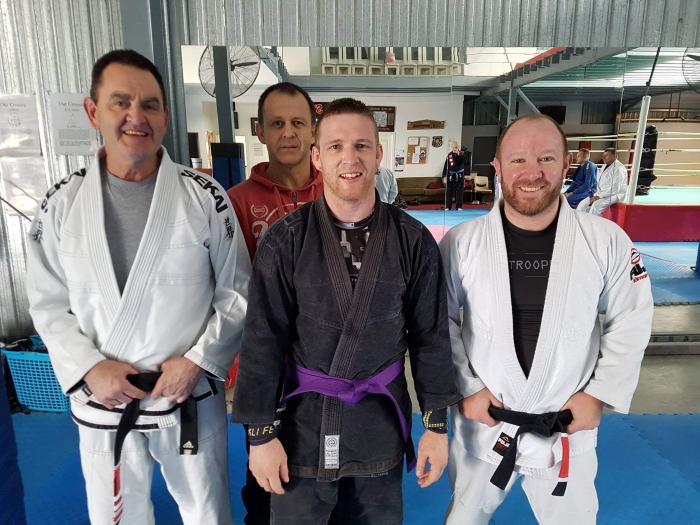Purple belt · January 4, 2018 · Promoted by Tony Morris
