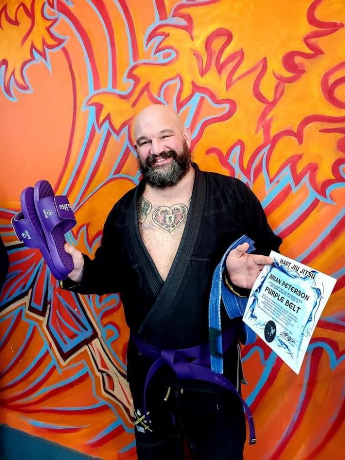 Purple belt · October 23, 2021 · Promoted by Daniel Hart