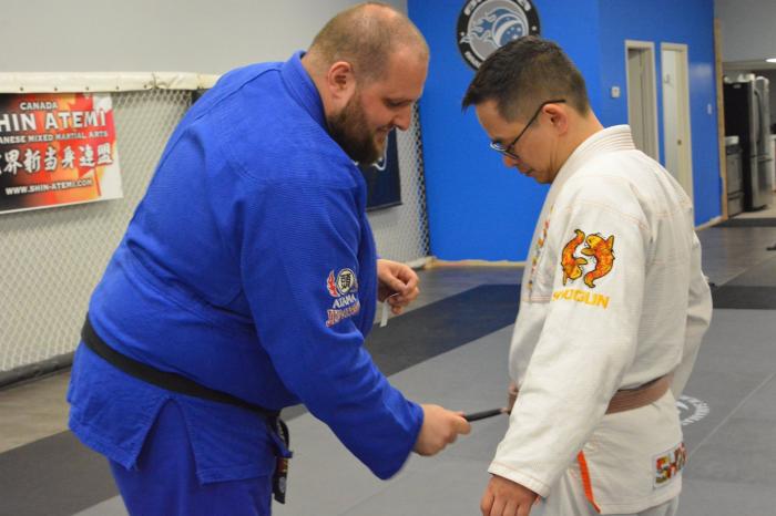 Brown belt · November 17, 2018 · Promoted by Ryan Bowen