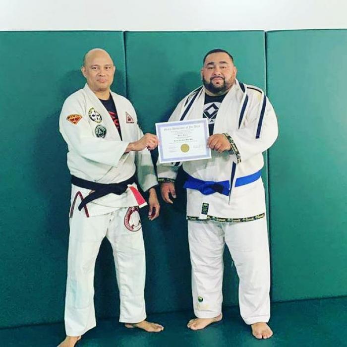 Blue belt · August 10, 2020 · Promoted by Dr. Jorge Balares, Dc, Jd