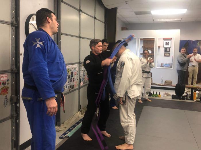 Purple belt · January 8, 2022 · Promoted by Michael Sergi