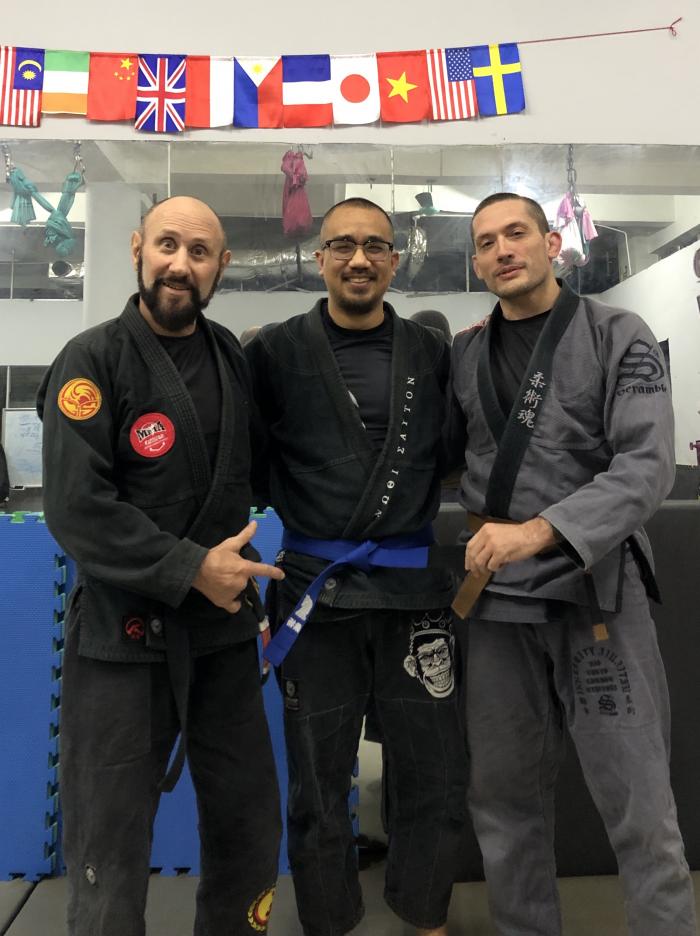 Promotion day with Reynold and David