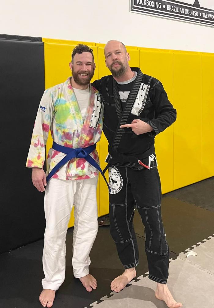 Blue belt · December 8, 2021 · Promoted by Jacob Michael Bateman