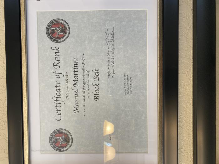 Black belt · December 4, 2021 · Promoted by Michael Magness