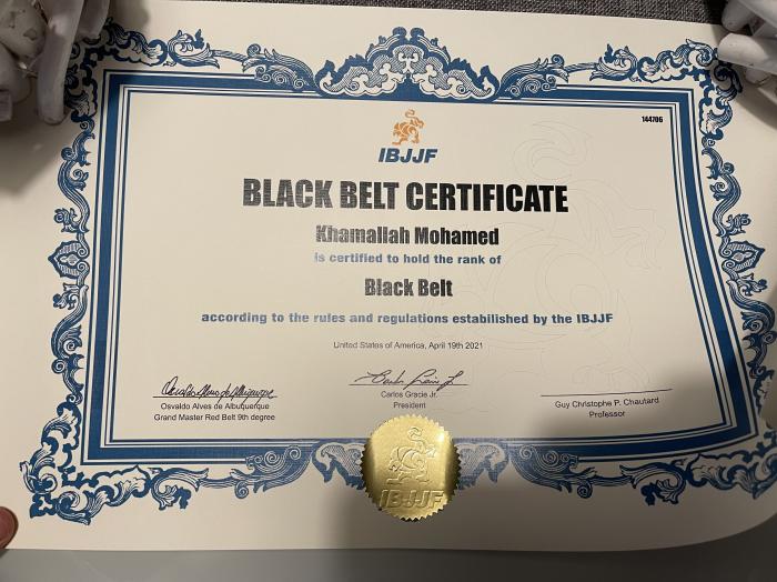 Black belt · April 19, 2021 · Promoted by Guy CHAUTARD