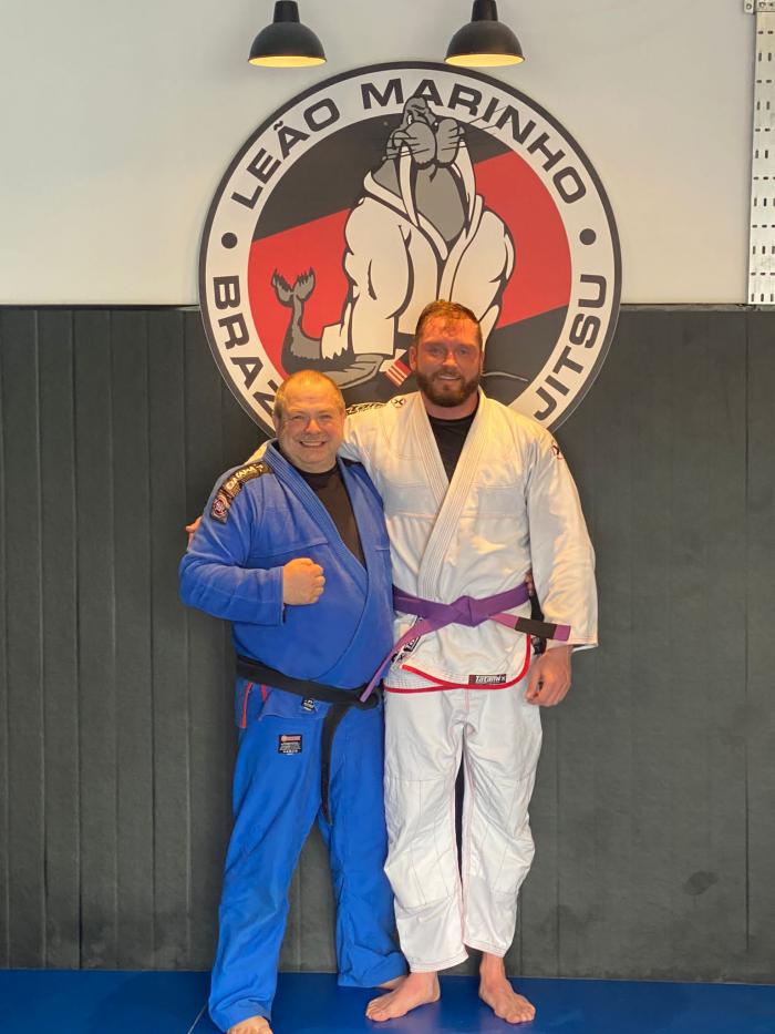 Purple belt · September 1, 2021 · Promoted by Professor Paul Hartley