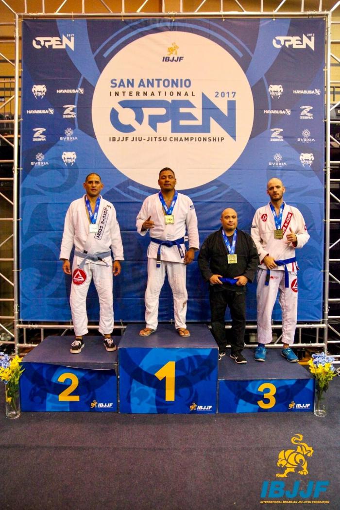 Blue belt · April 1, 2017 · Promoted by Alex Morono