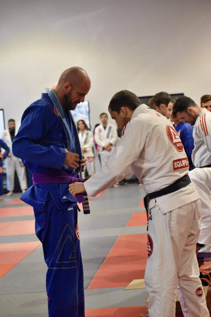 Purple belt · January 12, 2021 · Promoted by Alex Morono