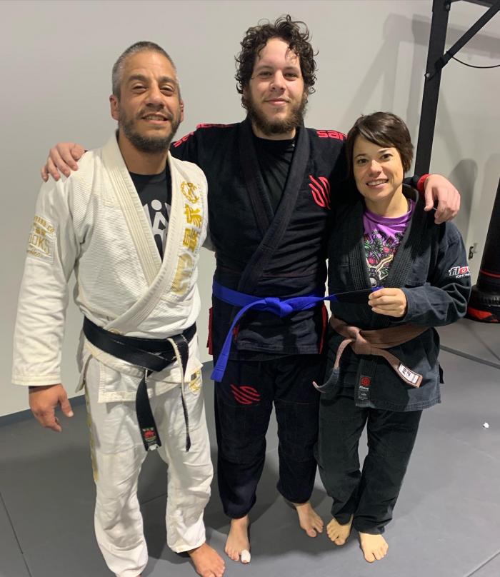 Blue belt · January 7, 2022 · Promoted by Damon Arebalo
