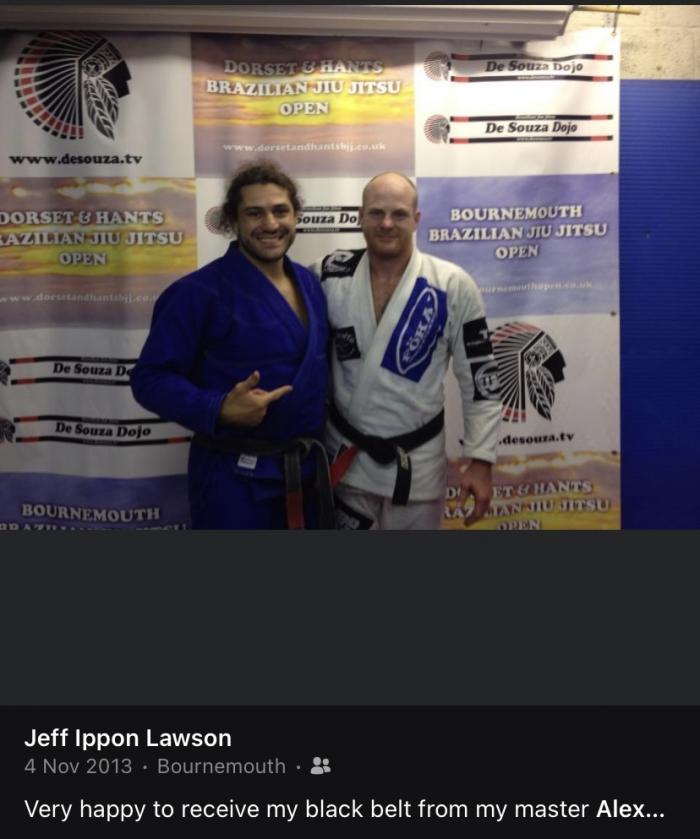 Black belt · November 4, 2013 · Promoted by Alex Souto Desouza