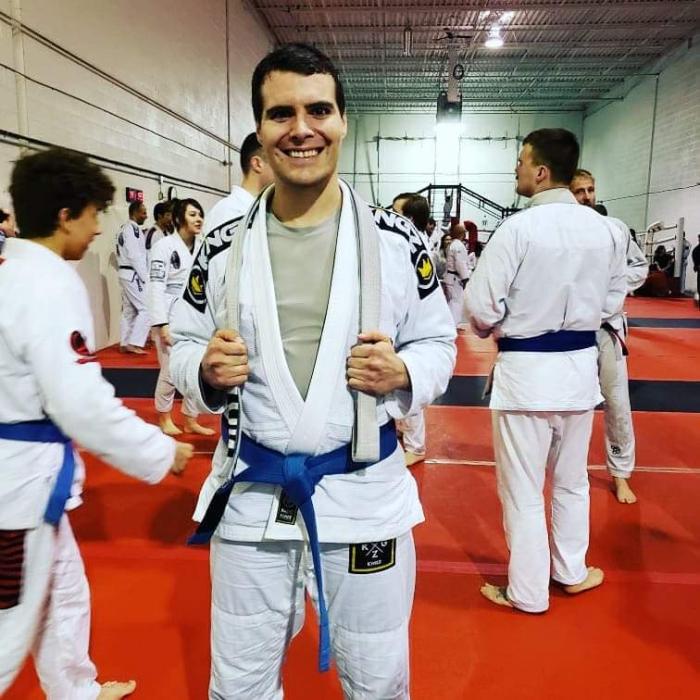 Blue belt · December 16, 2018 · Promoted by Scott Jutras