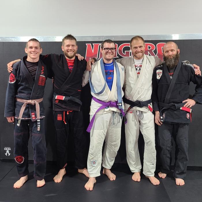 Purple belt · December 11, 2021 · Promoted by Kevin Mans