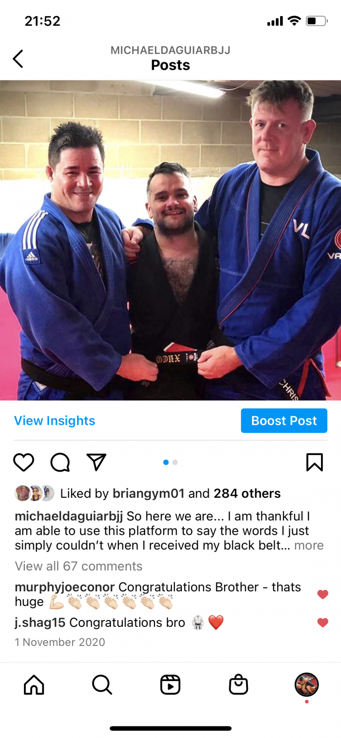 Black belt · November 1, 2020 · Promoted by Amaury Bitetti