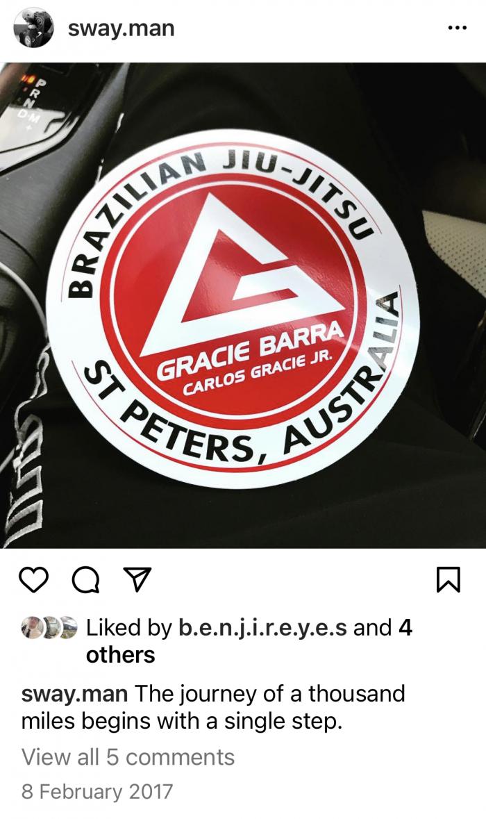 White belt · February 8, 2017