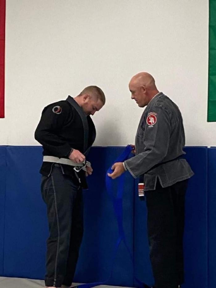 Blue belt · November 29, 2021 · Promoted by Bryan Baldwin