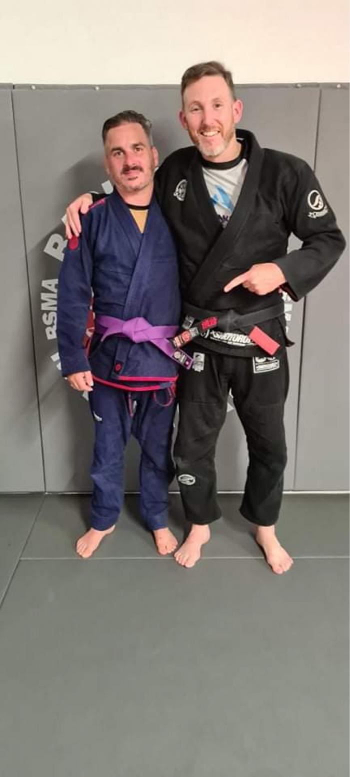 Purple belt · August 27, 2021 · Promoted by Kevin Hall