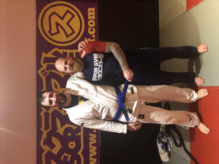 Blue belt · February 9, 2019 · Promoted by Jeff Lawson