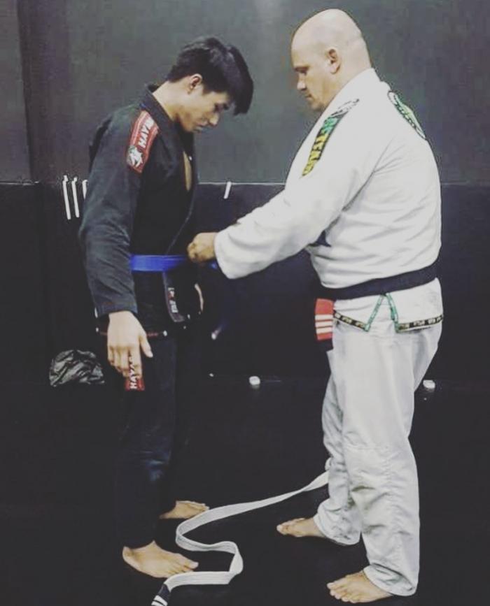Blue belt · December 12, 2017 · Promoted by Pedro Falbo