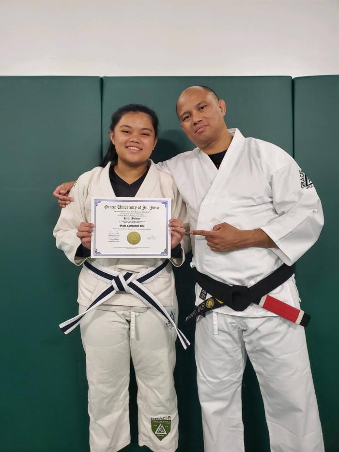 Orange belt · April 18, 2020 · Promoted by Dr. Jorge Balares, Dc, Jd