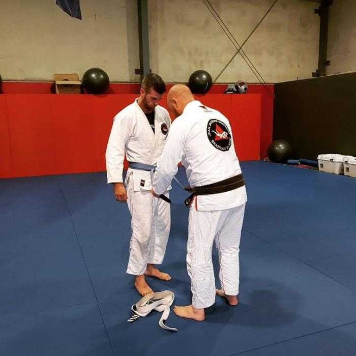 Blue belt · December 18, 2018 · Promoted by Stewie Moulden