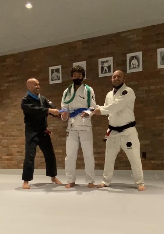 Blue belt · April 7, 2021 · Promoted by Jeffrey Morris