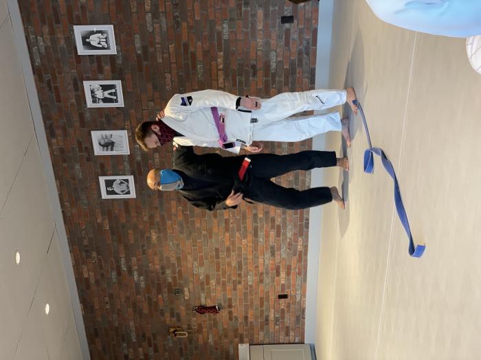 Purple belt · April 7, 2021 · Promoted by Jeff Morris