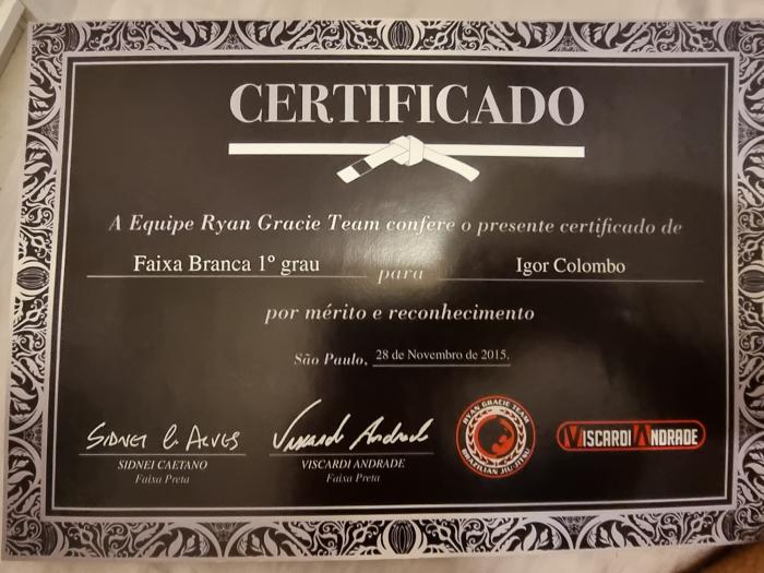 White belt · July 7, 2015