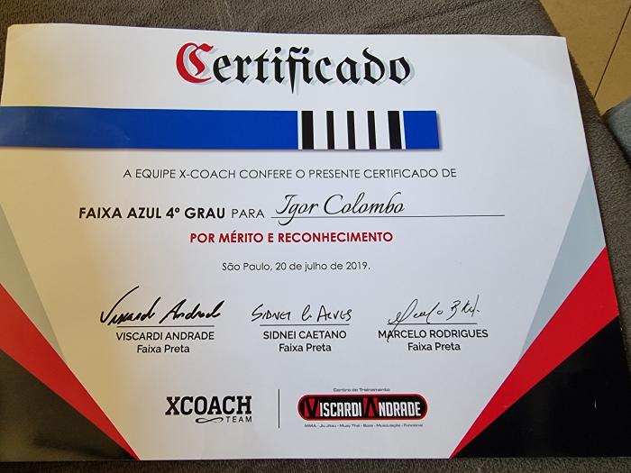 Blue belt · June 17, 2017 · Promoted by Viscardi Andrade
