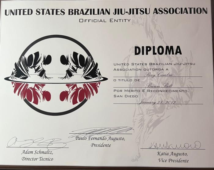 Brown belt · December 15, 2012 · Promoted by Otavio de Almeida Jr.