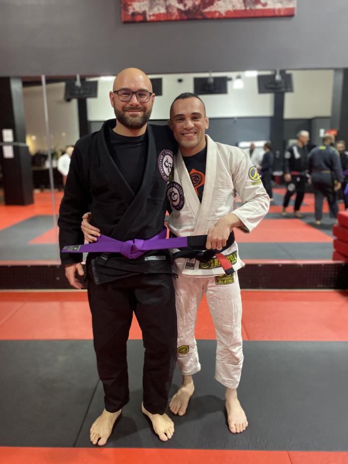 Purple belt · January 11, 2022 · Promoted by Eduardo Barboza