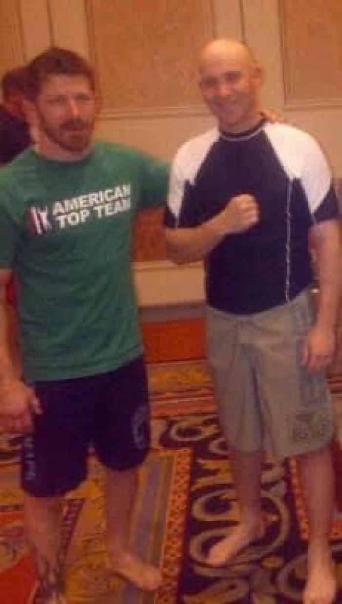With WEC Champion and American Top Team head MMA coach, Mike Brown. “ATT for Life”