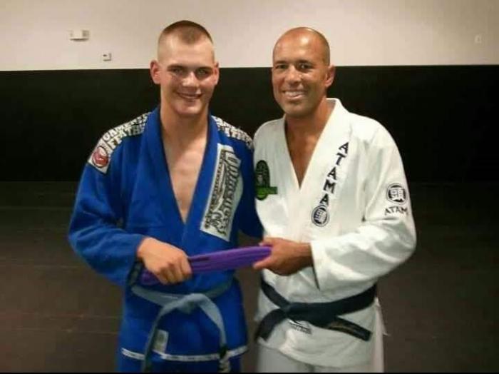 Purple belt · September 16, 2012 · Promoted by Royce Gracie