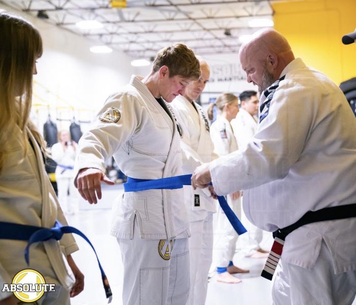 Blue belt · February 1, 2019 · Promoted by Robert Handley