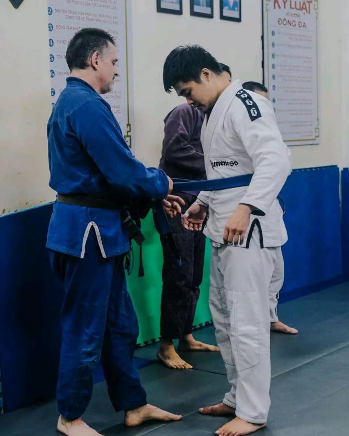 Blue belt · January 18, 2022 · Promoted by Prof. Bill Quinn
