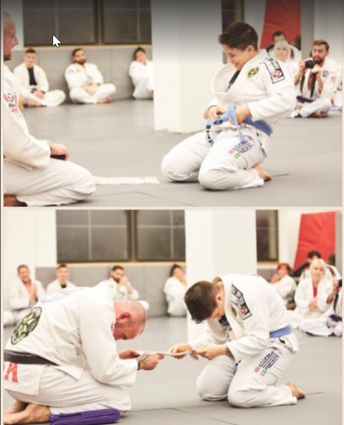 Purple belt · December 10, 2016 · Promoted by John Disimone