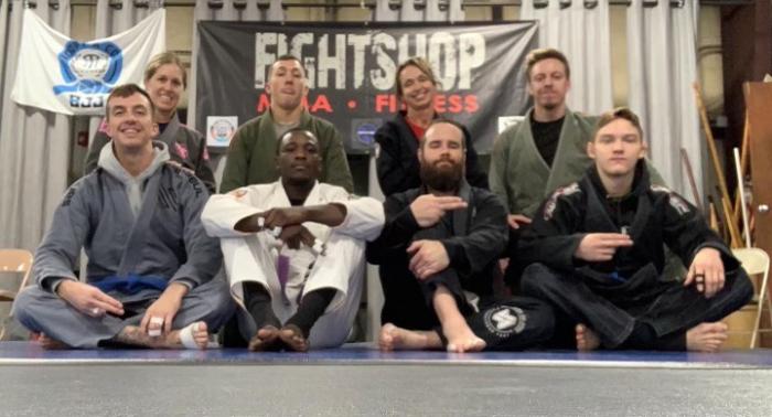 10 am adult class, a few weeks into training