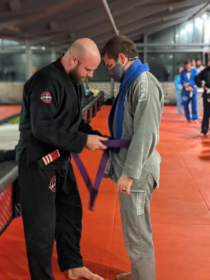 Purple belt · November 2, 2021 · Promoted by Ryan Gruhn