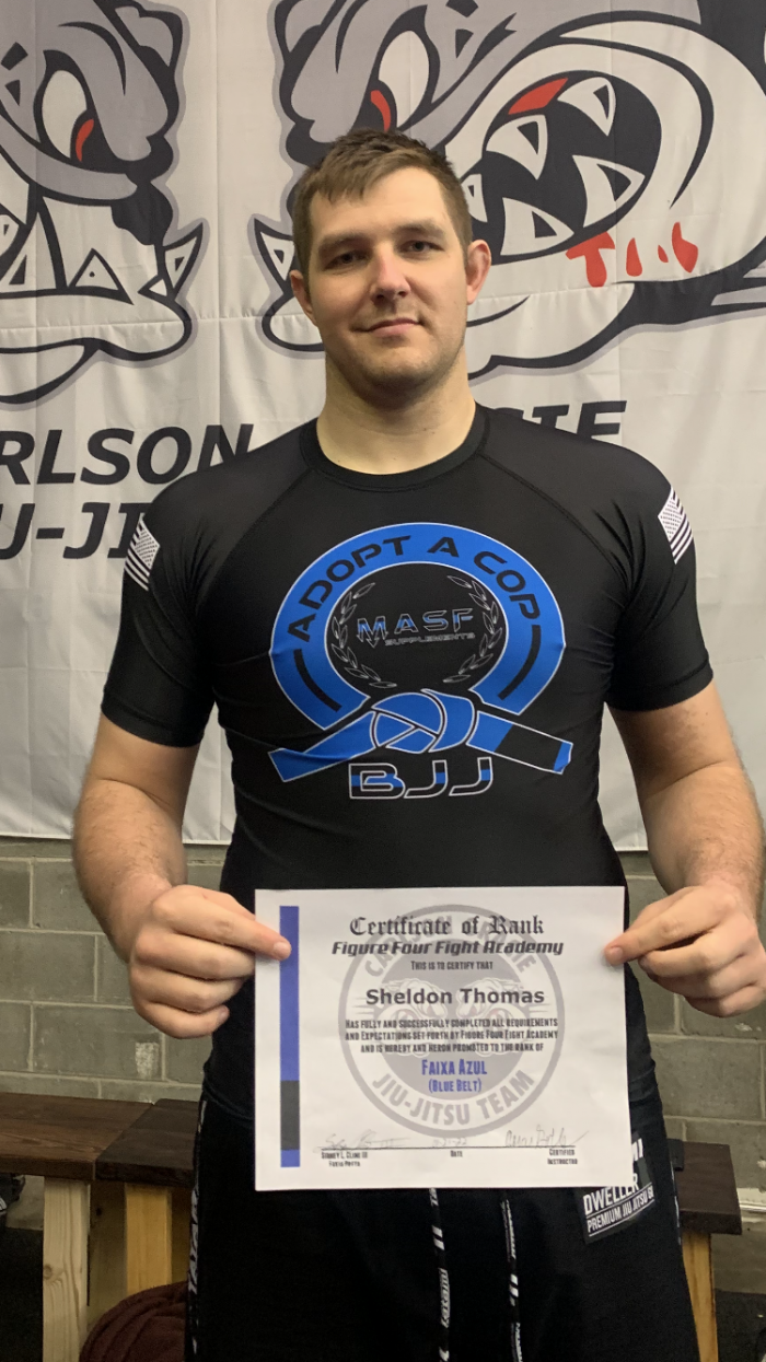 Blue belt · January 22, 2022 · Promoted by Sidney Cline
