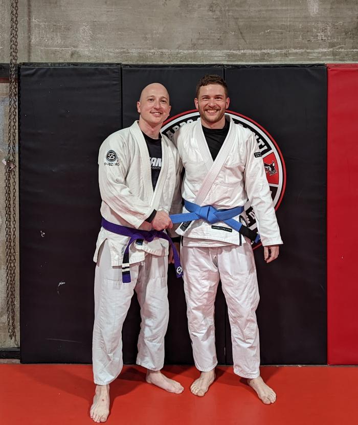 Blue belt · January 31, 2022 · Promoted by Derek Lemos