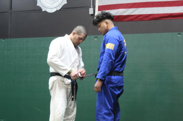Receiving my 2nd Degree