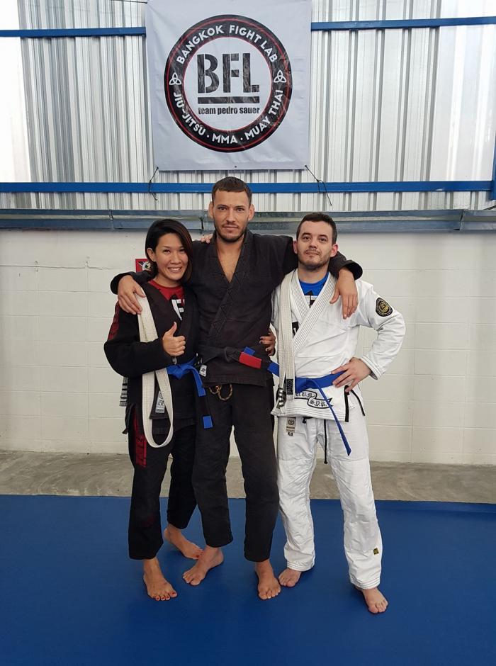 Blue belt · November 3, 2017 · Promoted by Morgan Perkins