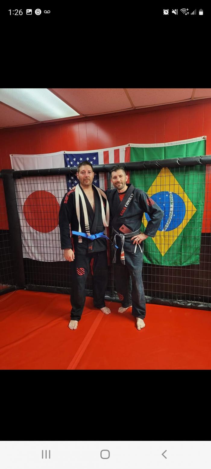 Blue belt · October 28, 2021 · Promoted by Scott White