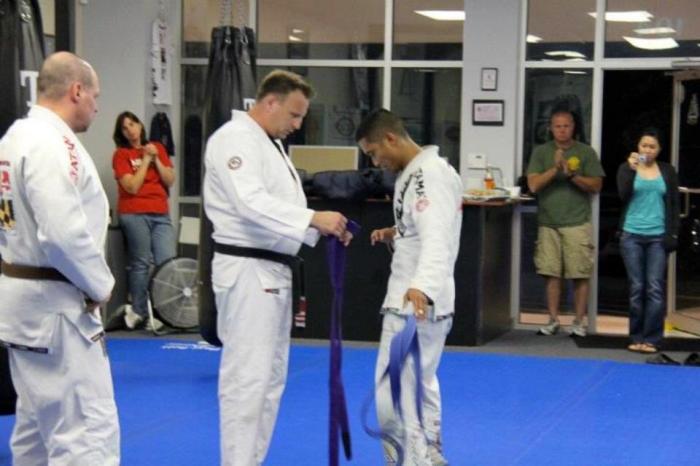 Purple belt · June 1, 2012 · Promoted by Toney Waldecker