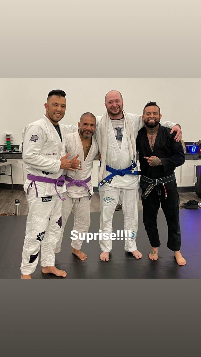 Blue belt · March 7, 2021 · Promoted by Antonio lopez
