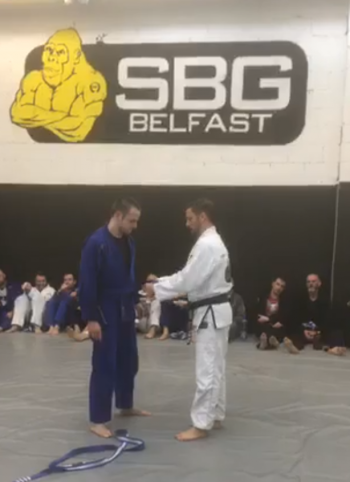 Blue belt · December 28, 2018 · Promoted by John Kavanagh