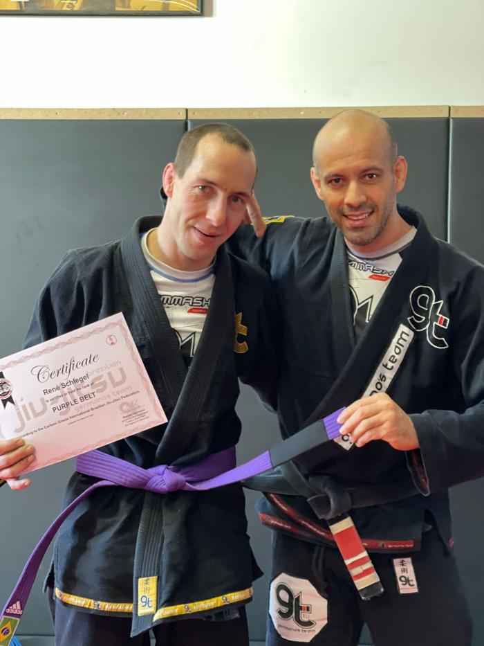 Purple belt · February 5, 2022 · Promoted by Renato Germano